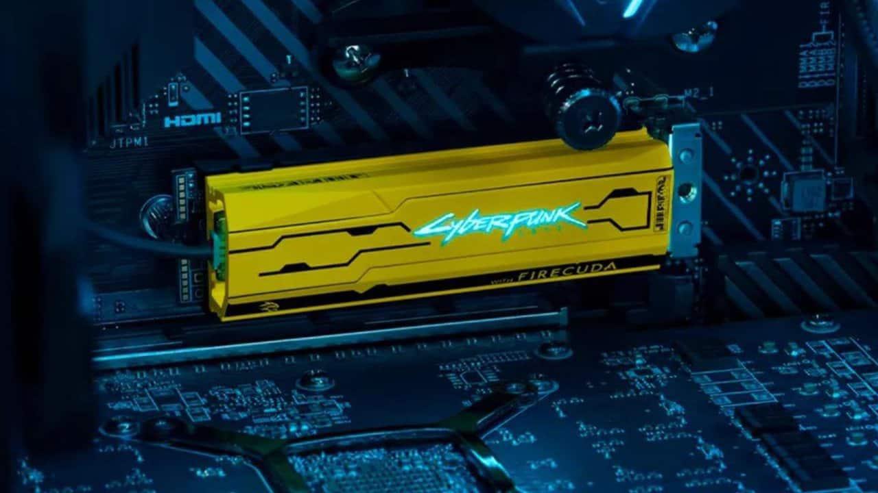 Cyberpunk 2077 主題，Seagate 推特別版 1TB SSD 硬碟