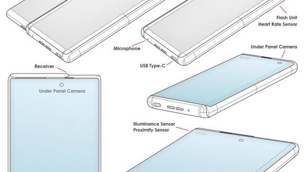 三星卷軸屏手機設計專利公開 屏下鏡頭設計或明年發