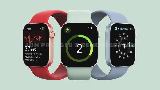 蘋果Apple Watch最新爆料：螢幕邊框變薄，電池容量變大！