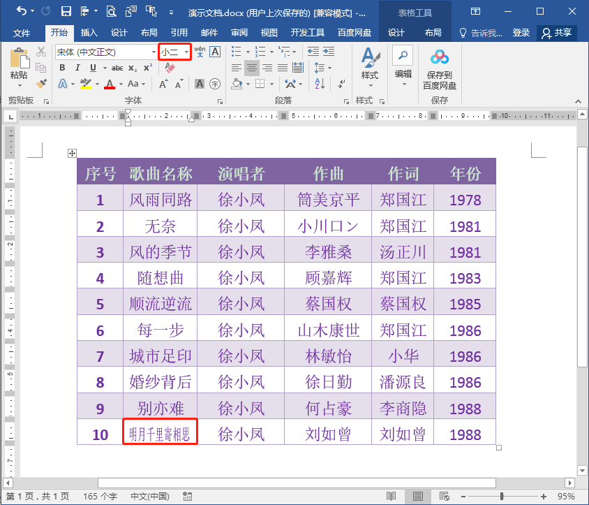 Word辦公技巧：明明字號相同，為什麼有的單元格文字看起來更小？