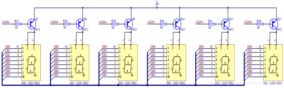 数码管电路图