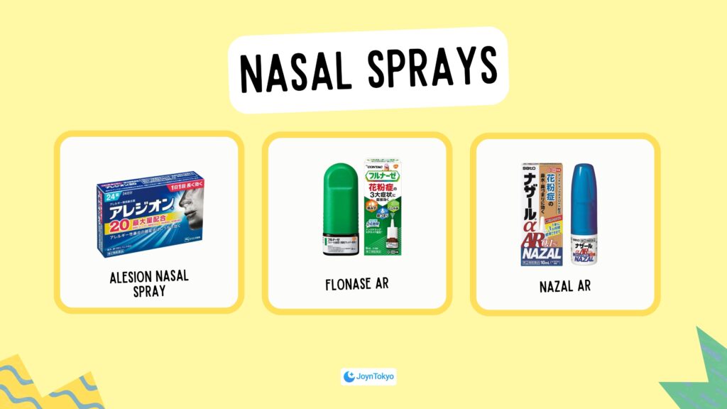 NASAL SPRAYS