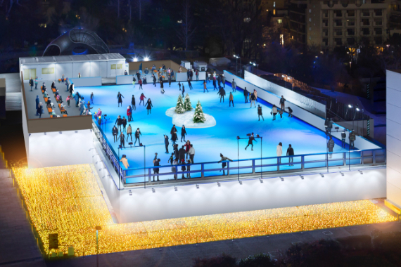 tokyo midtown ice skating