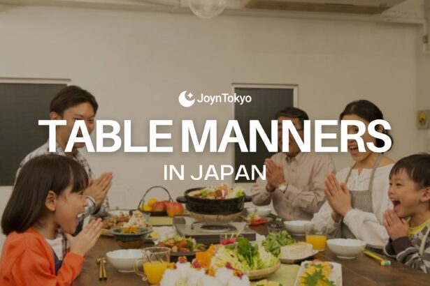 table manners in japan