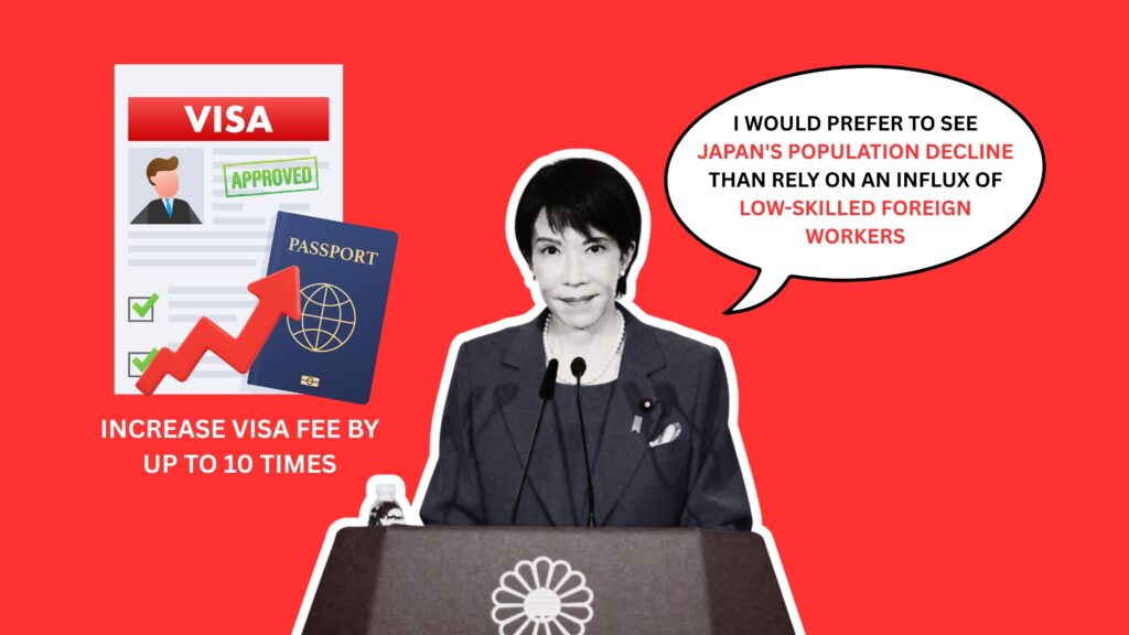 japan visa fee increased