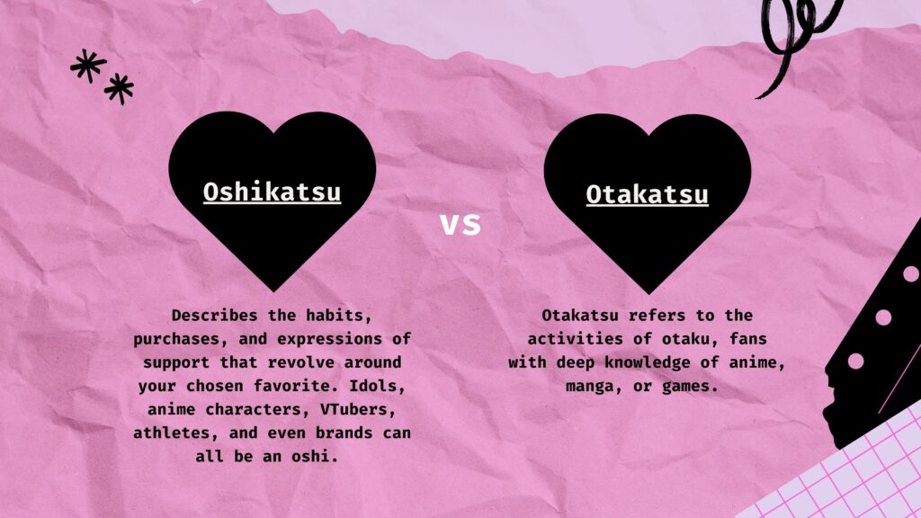 oshikatsu vs otakatsu