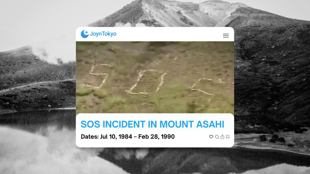 SOS incident in mount Asahidake