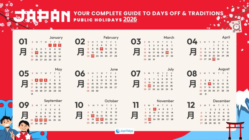 onsen rules - japanese public holidays 2026