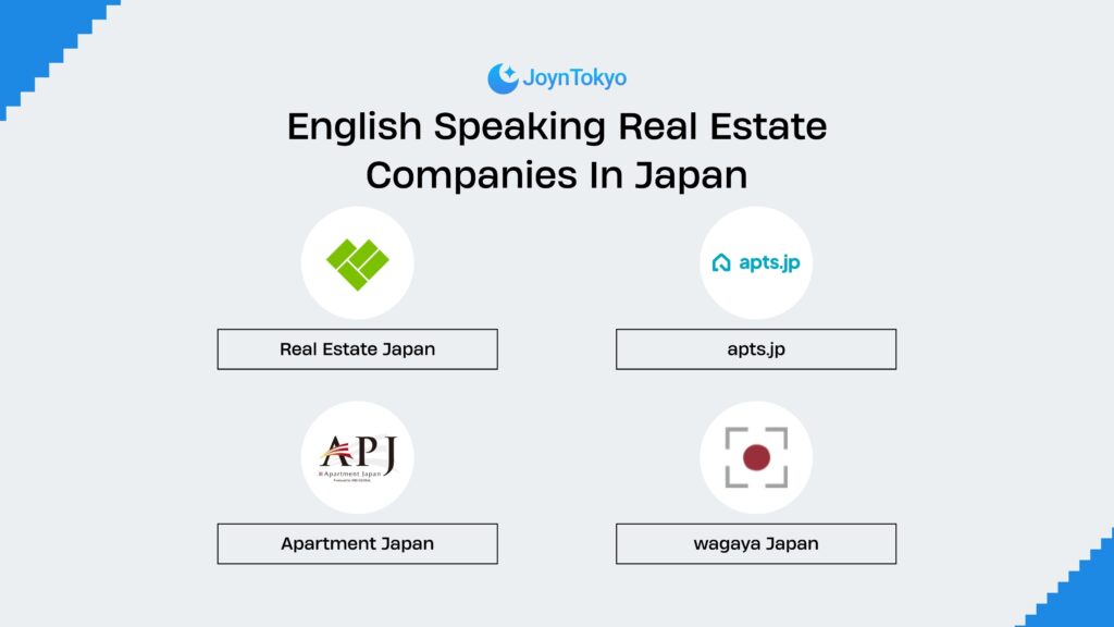 english speaking real estate company in japan