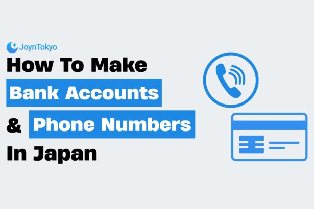 how to make bank account and japanese phone number