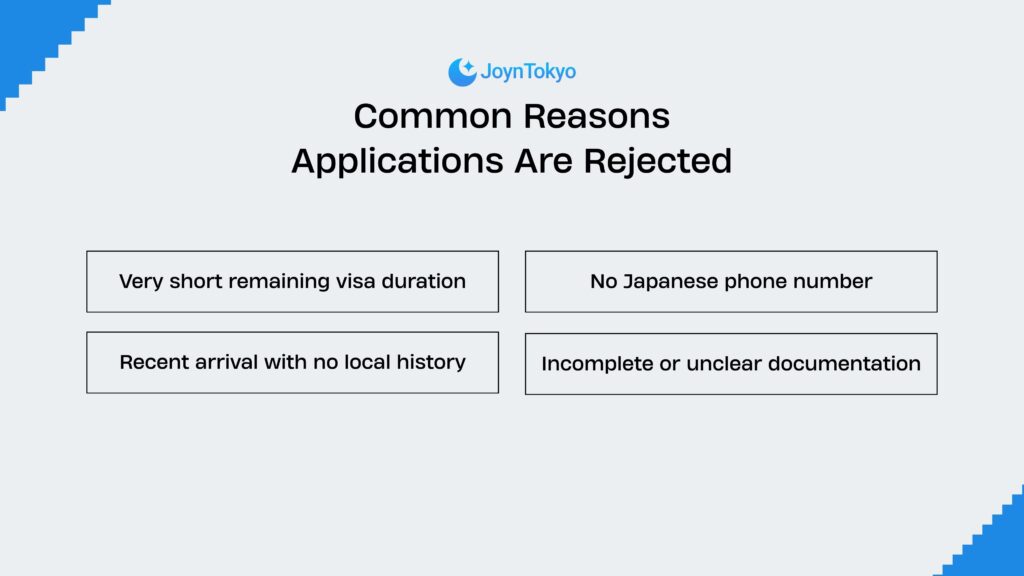 Common Reasons Applications Are Rejected