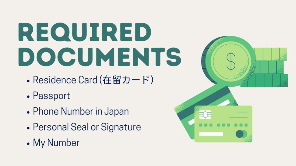 How to Open a Bank Account in Japan - required documents for opening bank account in japan