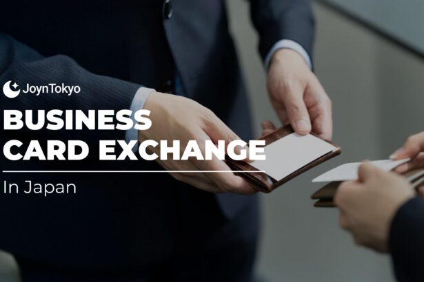 japanese resume - business card exchange in japan