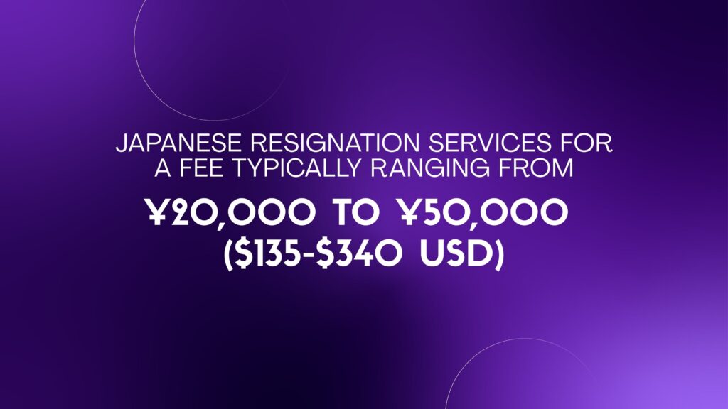 japanese job resignation services - JAPANESE JOB RESIGNATION SERVICES price