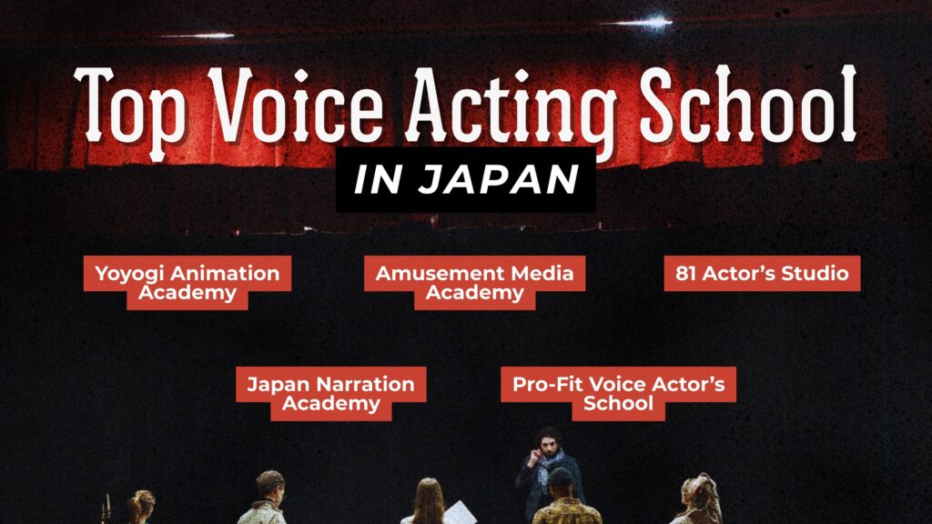 How to Become a Voice Actor in Japan - top voice acting school in japan