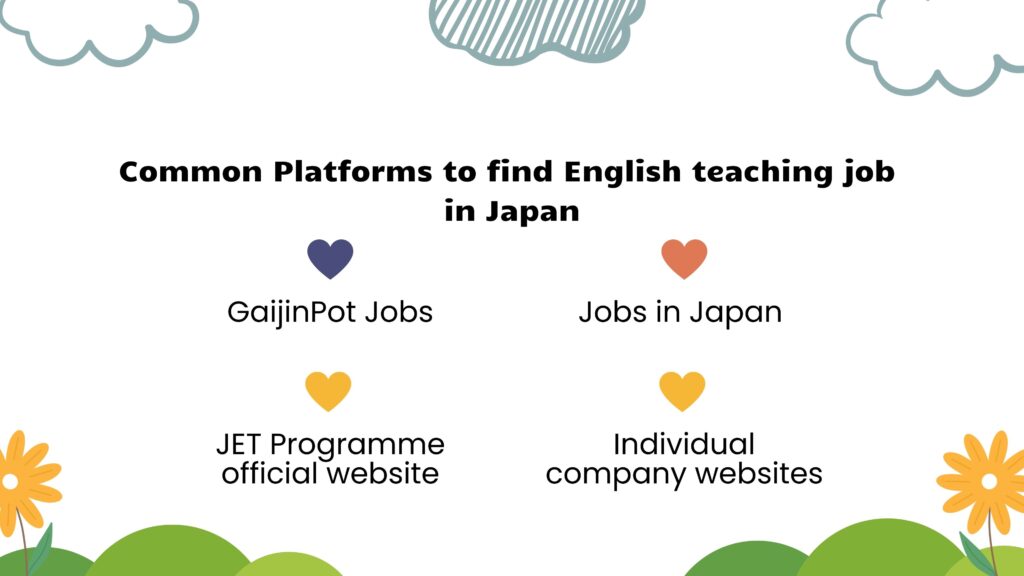how to become an english teacher in Japan - where to find English teaching job in Japan