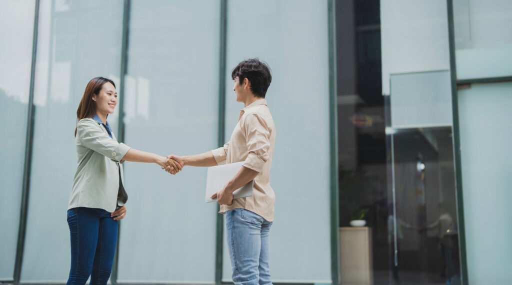 Networking in Japan - iStock 1783130613