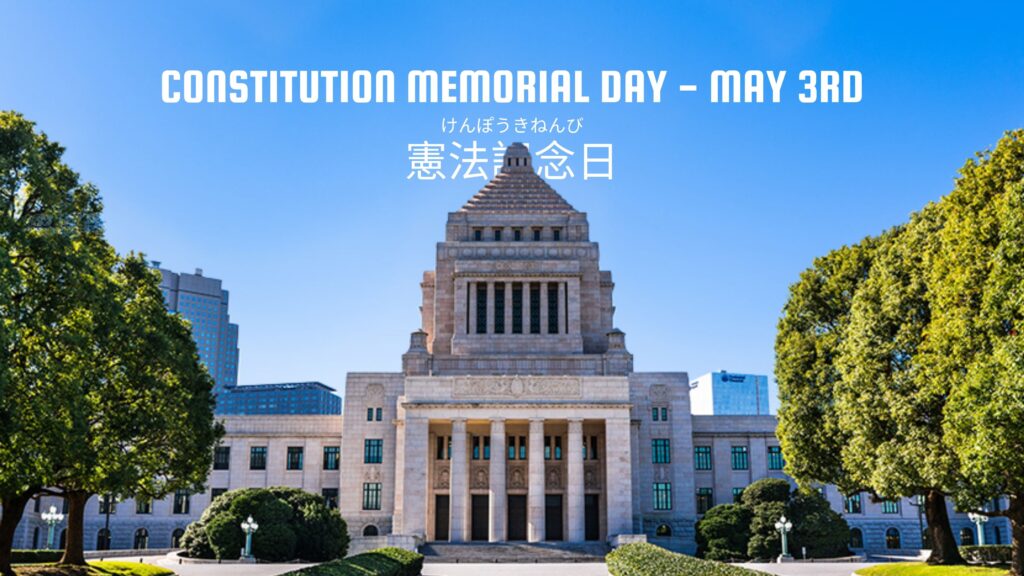 Constitution Memorial Day in Japan - Constitution Memorial Day