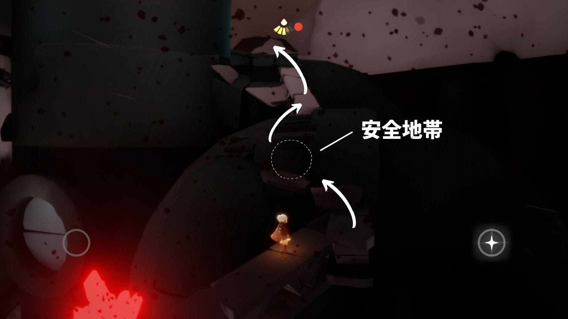 暴風域中盤の攻略6道なりに進む