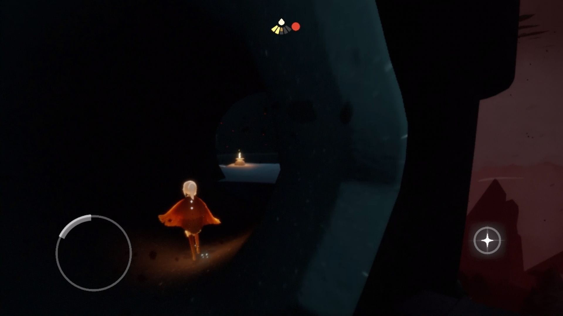 暴風域中盤の攻略11燭台まで移動しゴール