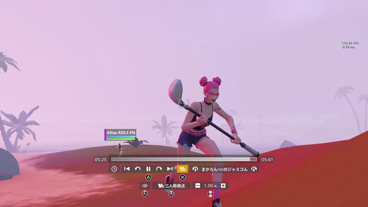 プレイヤー観戦