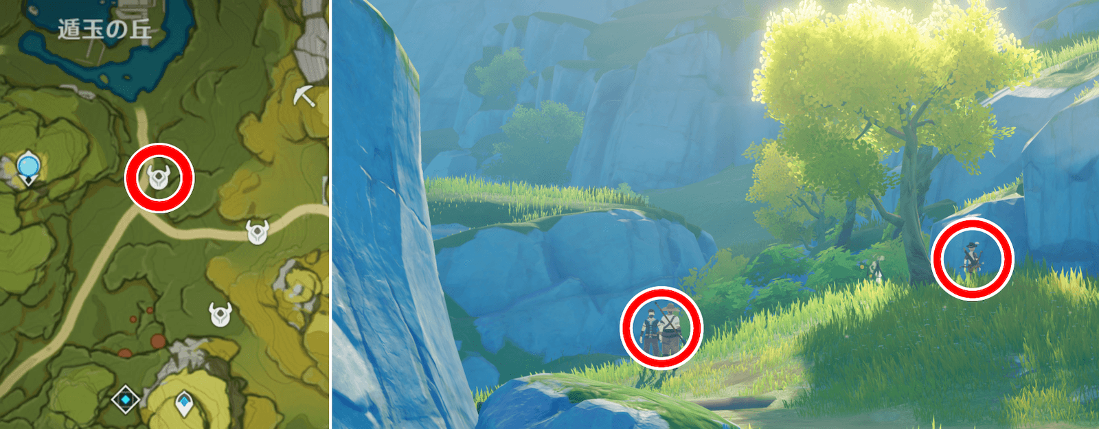 鴉マーク(天衡山北西A)