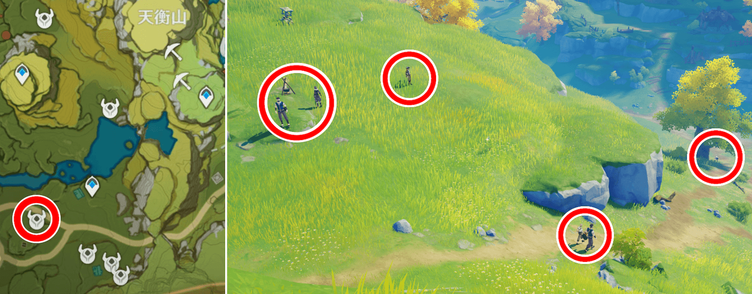 鴉マーク(天衡山南西D)