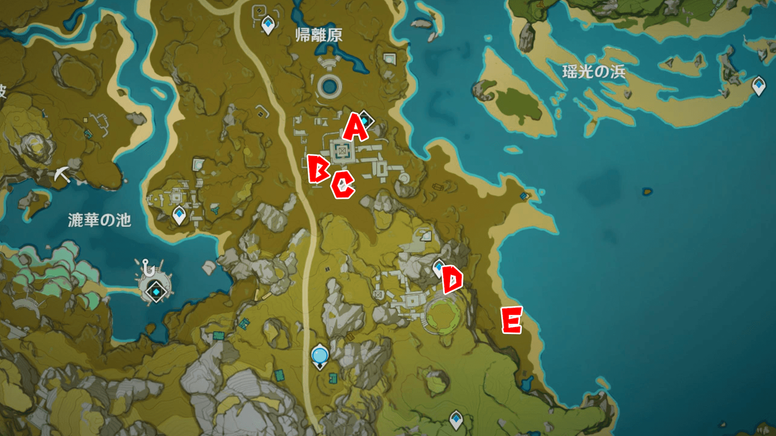 鴉マーク(帰離原)