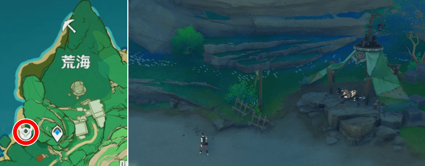 鴉マーク(荒海)