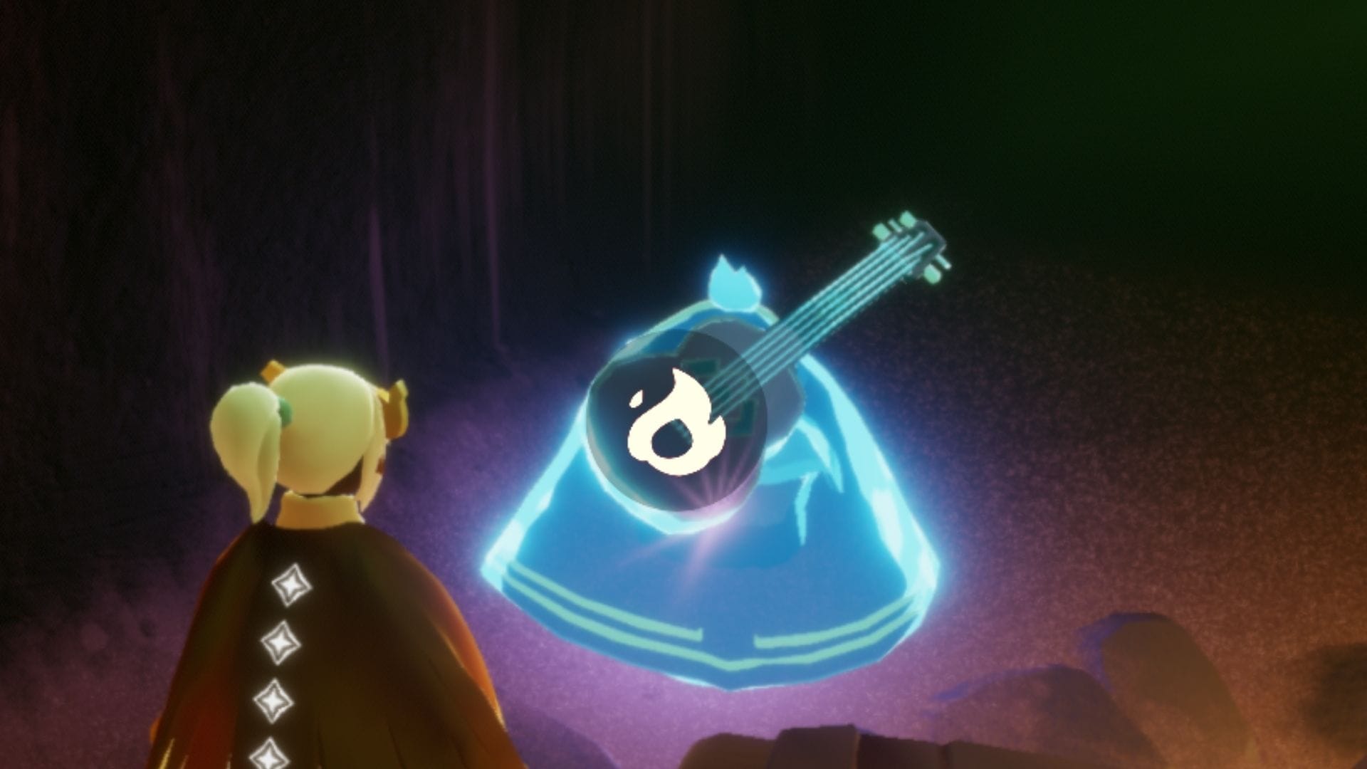 精霊に火を灯します。