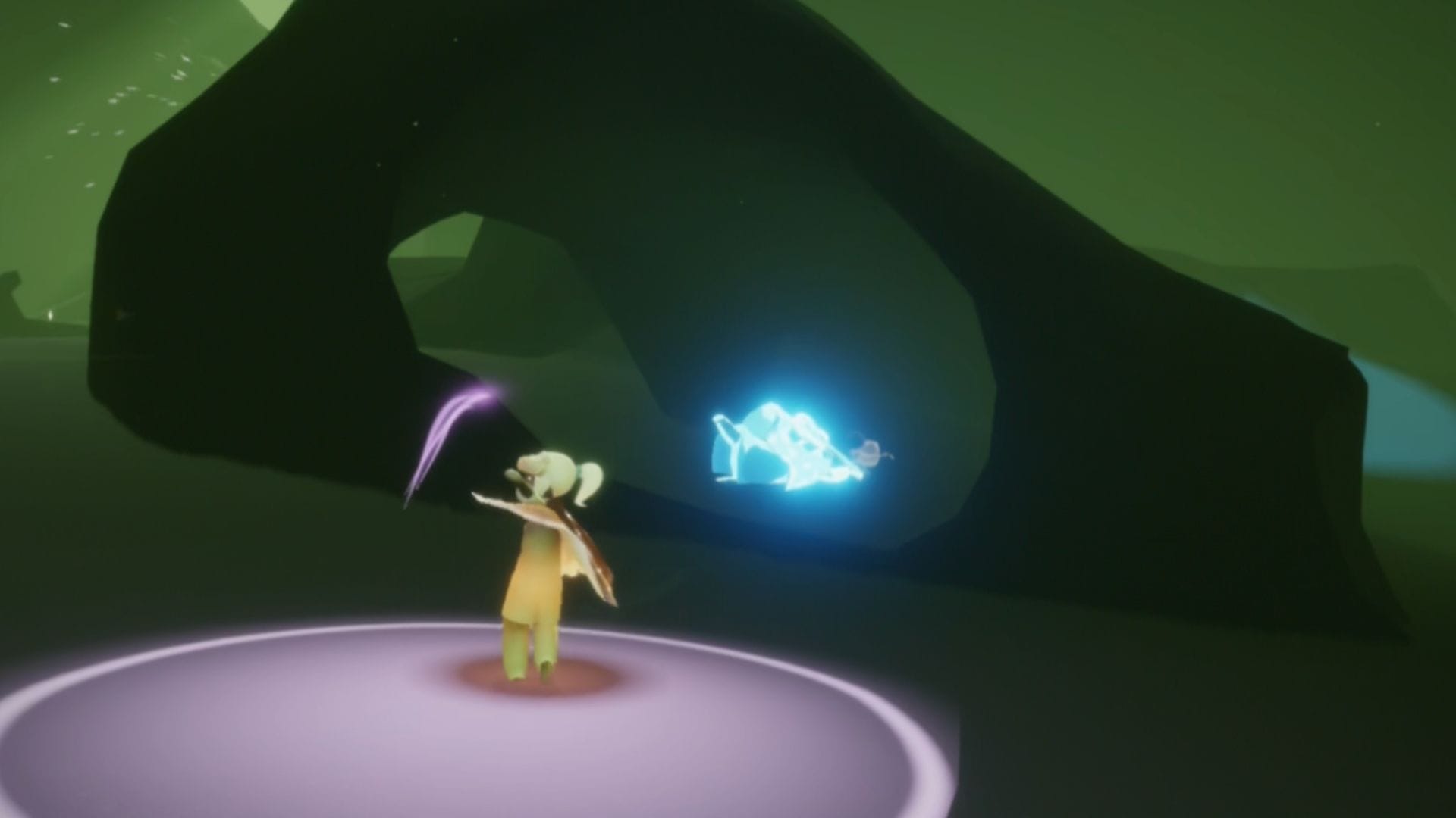 4回目は離れた岩の中