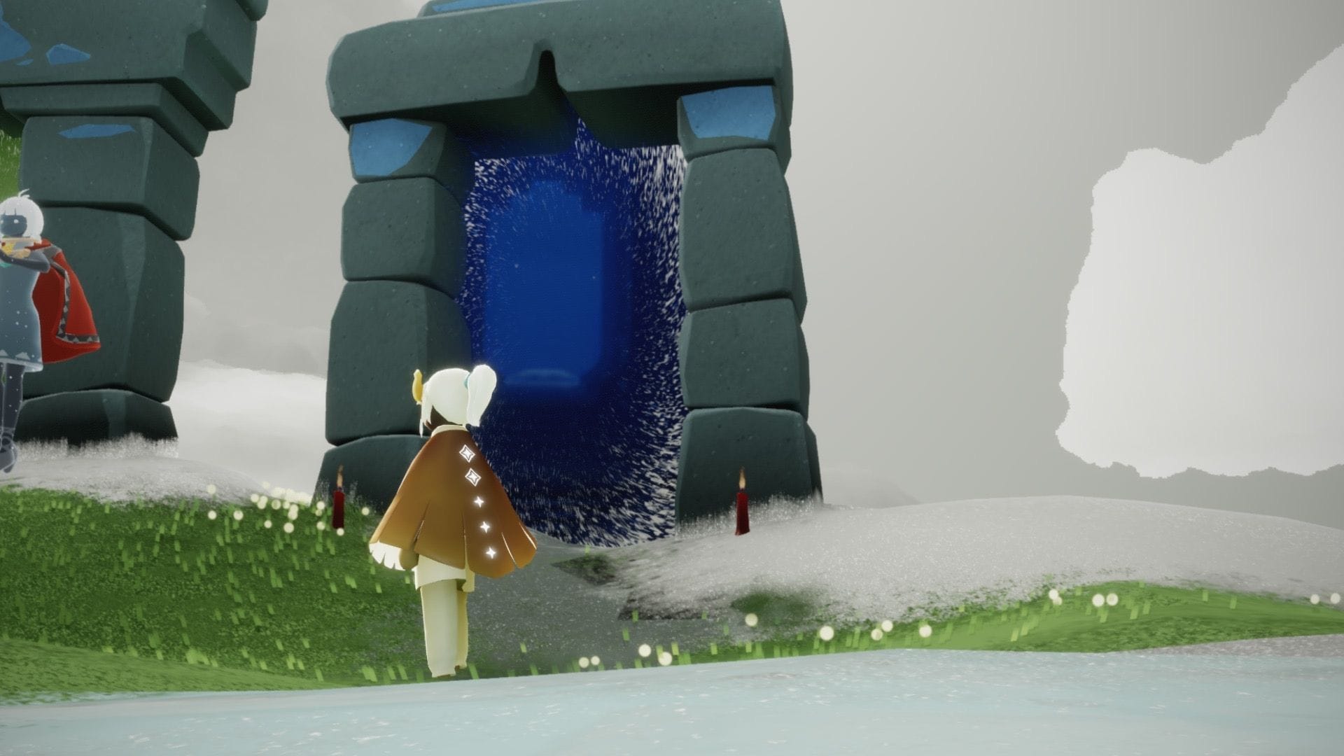 書庫エリアに入る