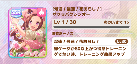 固有ボーナス