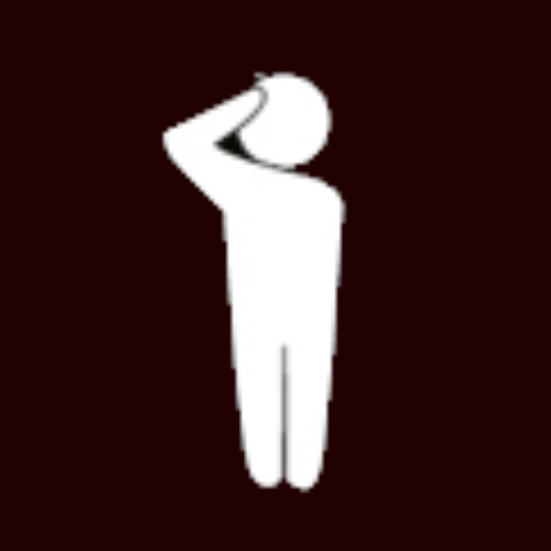 エモート「敬礼」