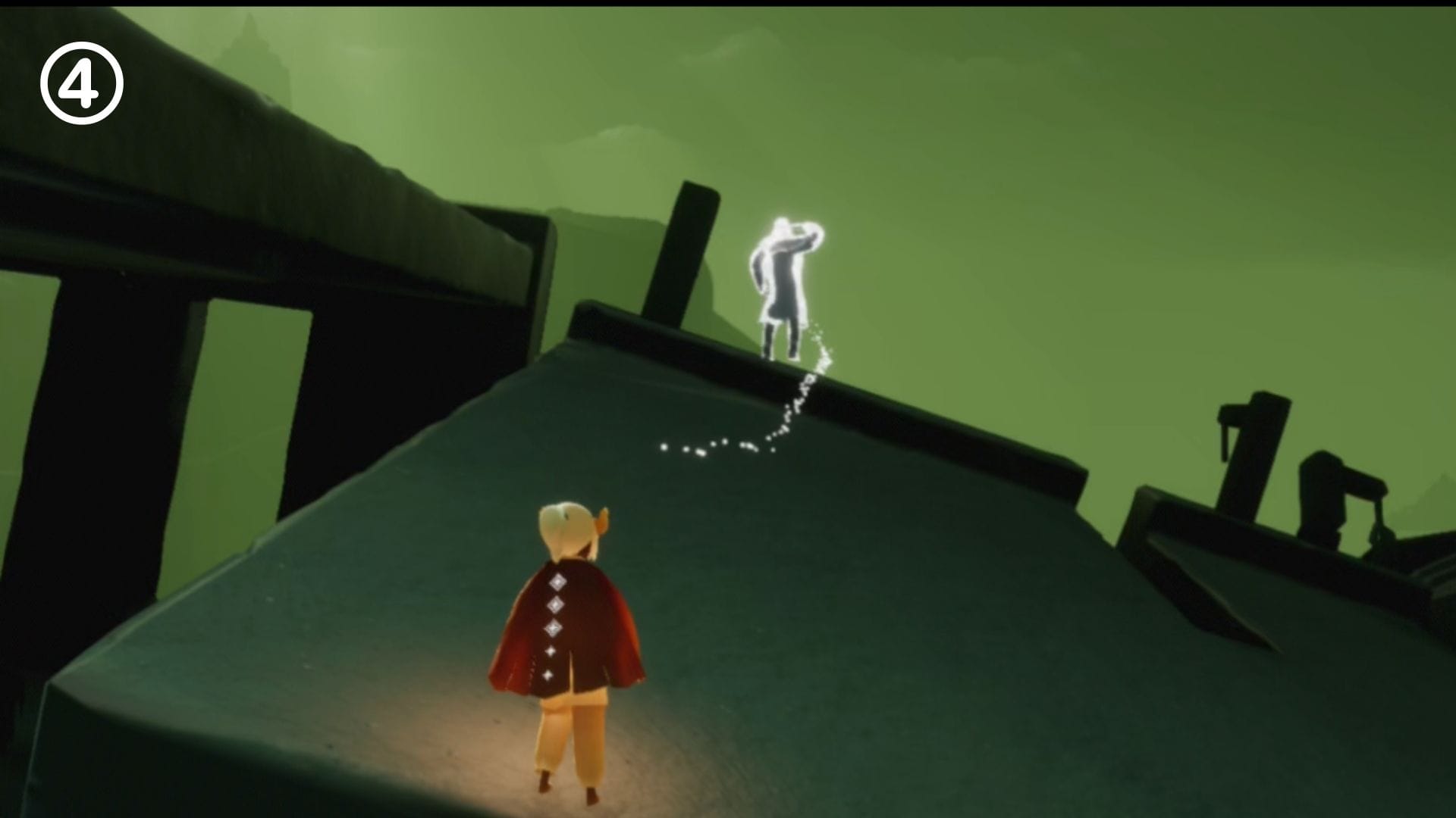 4つ目の場所は、座礁船の船側。