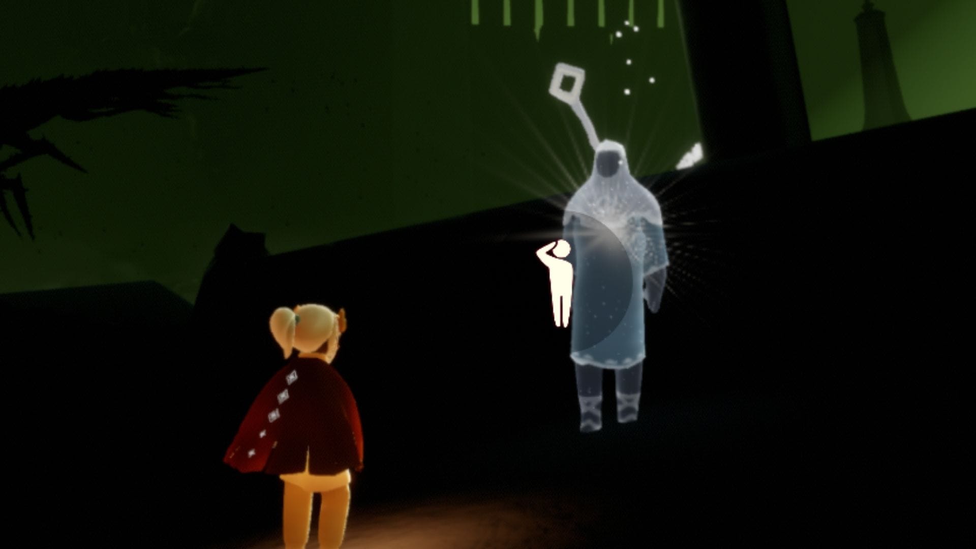 エモートのアイコンをタップします。