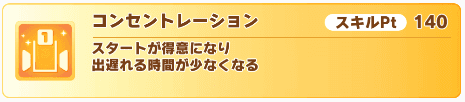 コンセントレーション