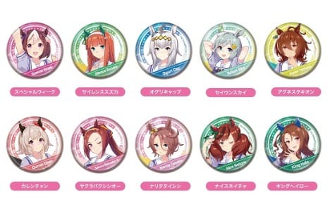 ウマ娘 プリティーダービー CANバッジ