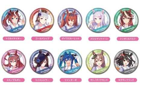 ウマ娘 プリティーダービー CANバッジ B