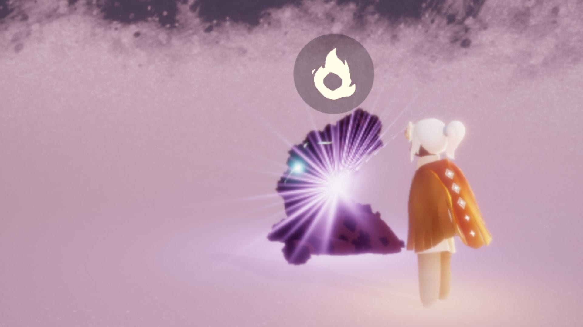 そっと覗く郵便屋に、再度火を灯します。