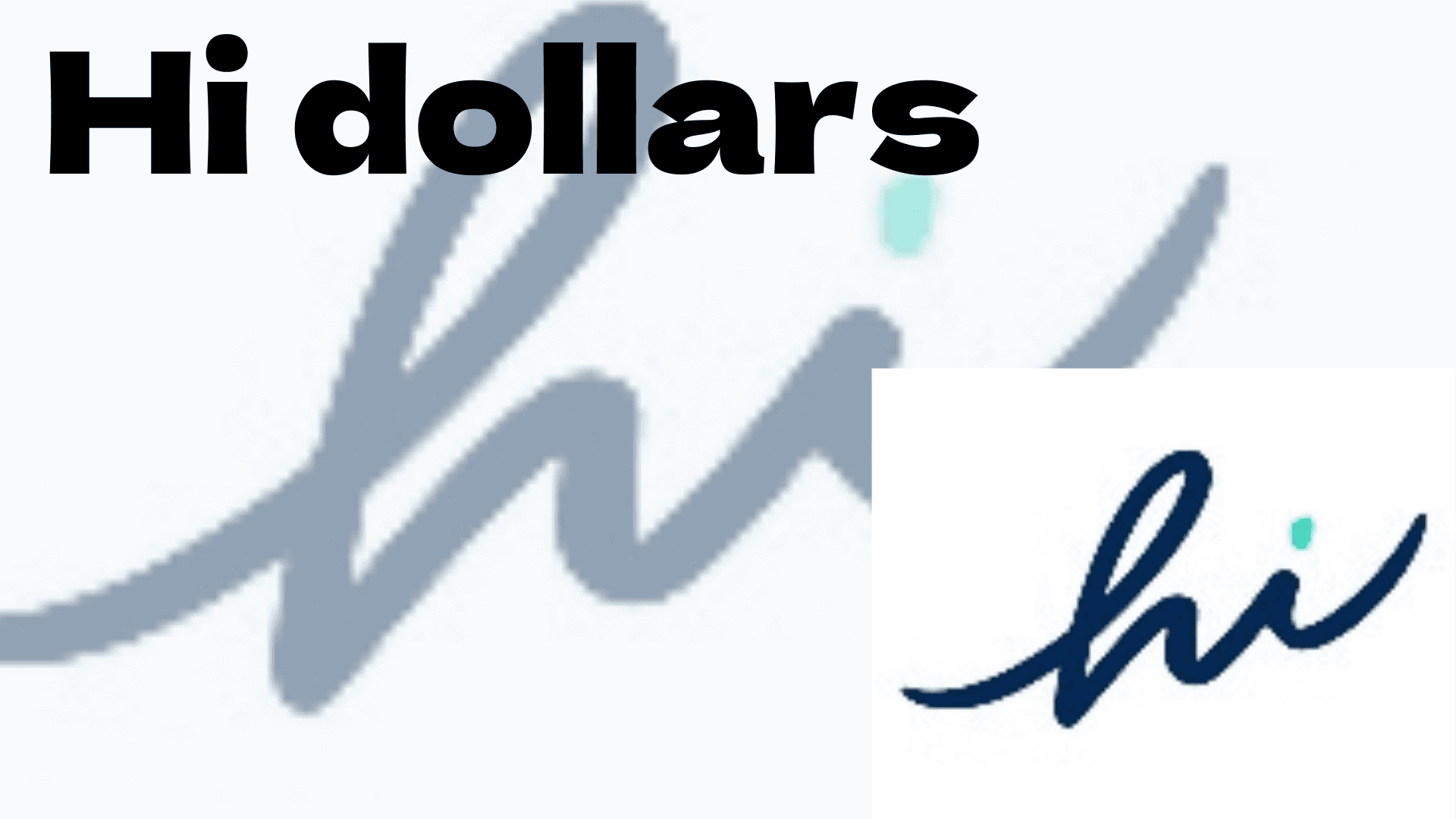 Hi dollarsのロゴマーク