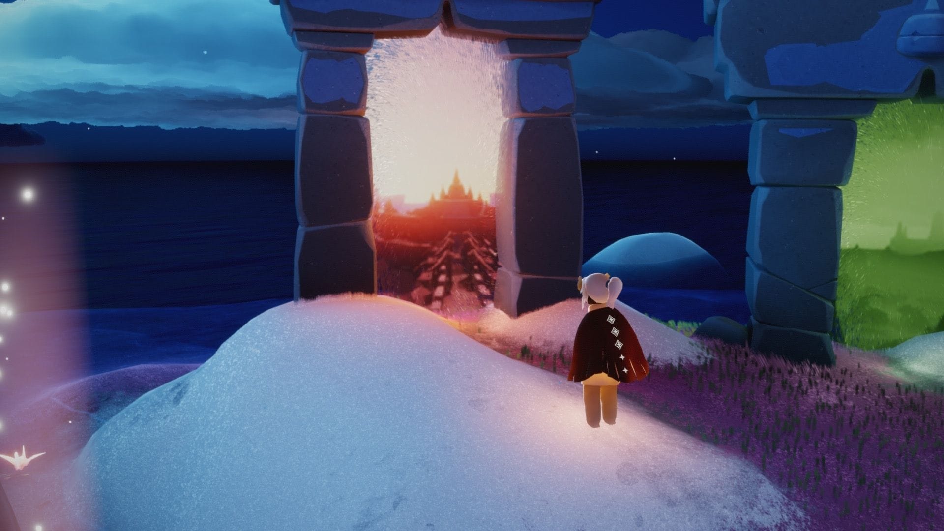 峡谷エリアに入ります。