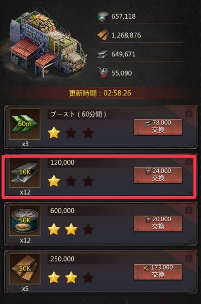 パズル＆サバイバル　鋼材不足旅の商人②