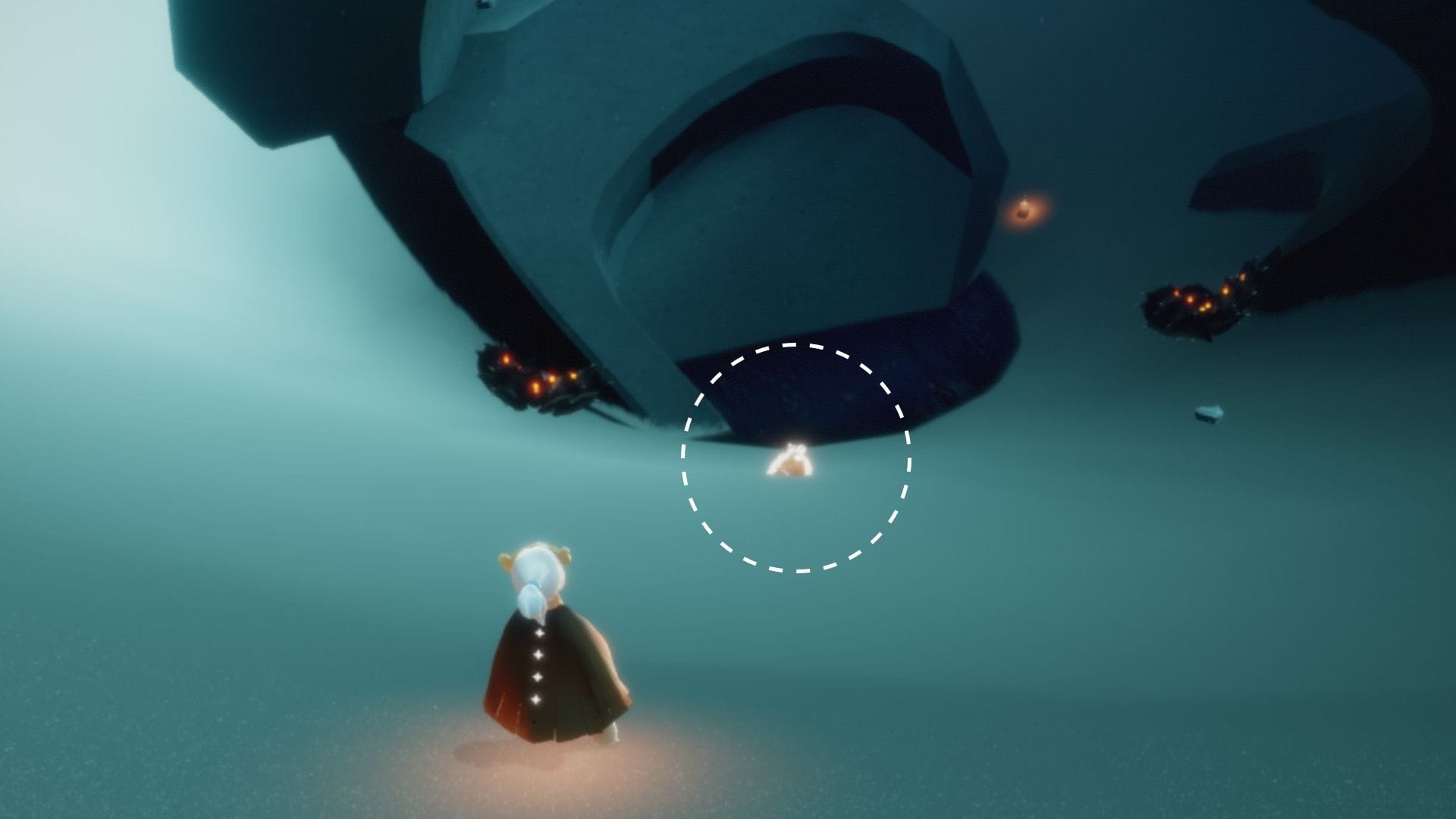 船のそばに、けんかごっこ好きの植物採取者が座っています。