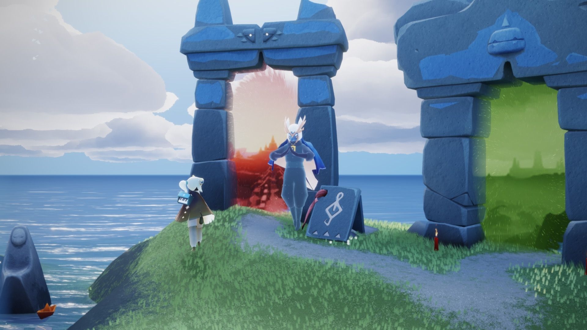 峡谷エリアに入ります。