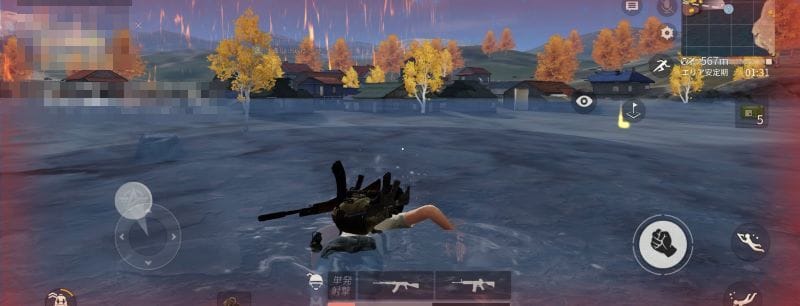 荒野行動　安全地帯外