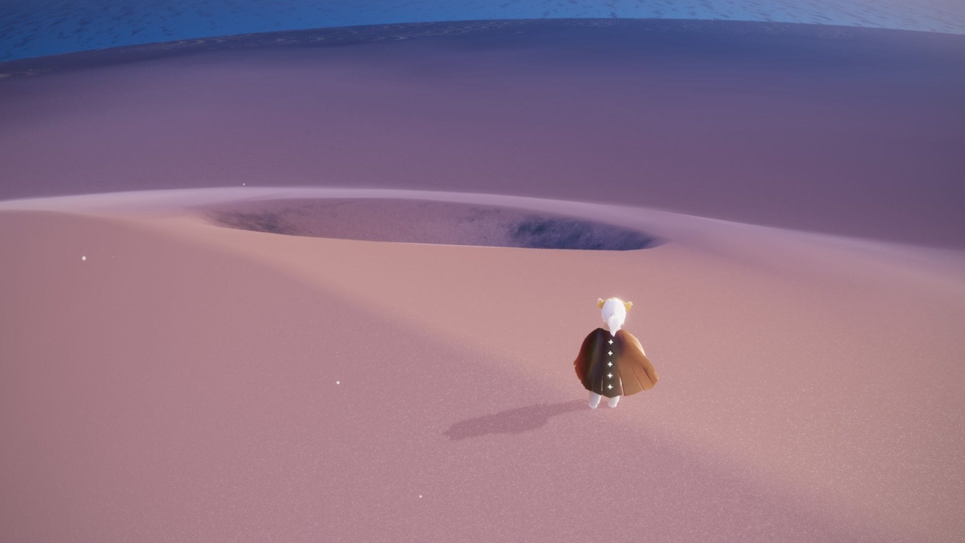 直線的に進むと砂丘の途中に洞窟があるので、なかに入りましょう。