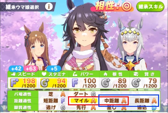 中距離がおすすめ