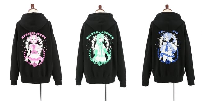 キャラプリントパーカー