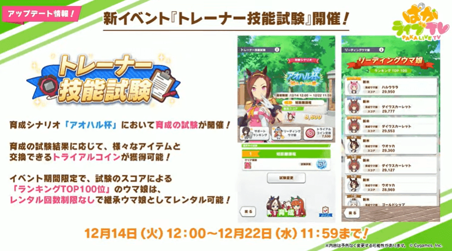 トレーナー技能試験